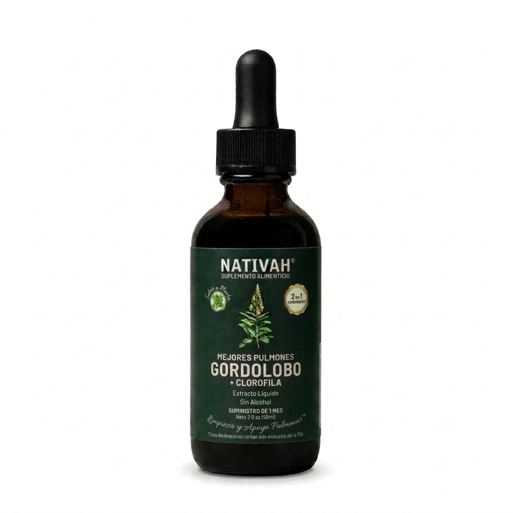 BetterLungs® Gordolobo+ Chlorophyll Tincture (Mint Flavor)